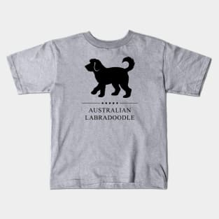 Australian Labradoodle Black Silhouette Kids T-Shirt